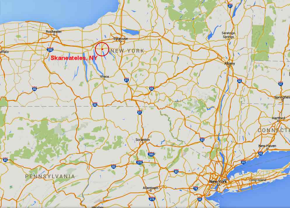 Skaneateles map